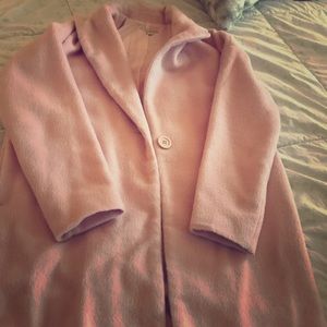 Blush Wool Coat